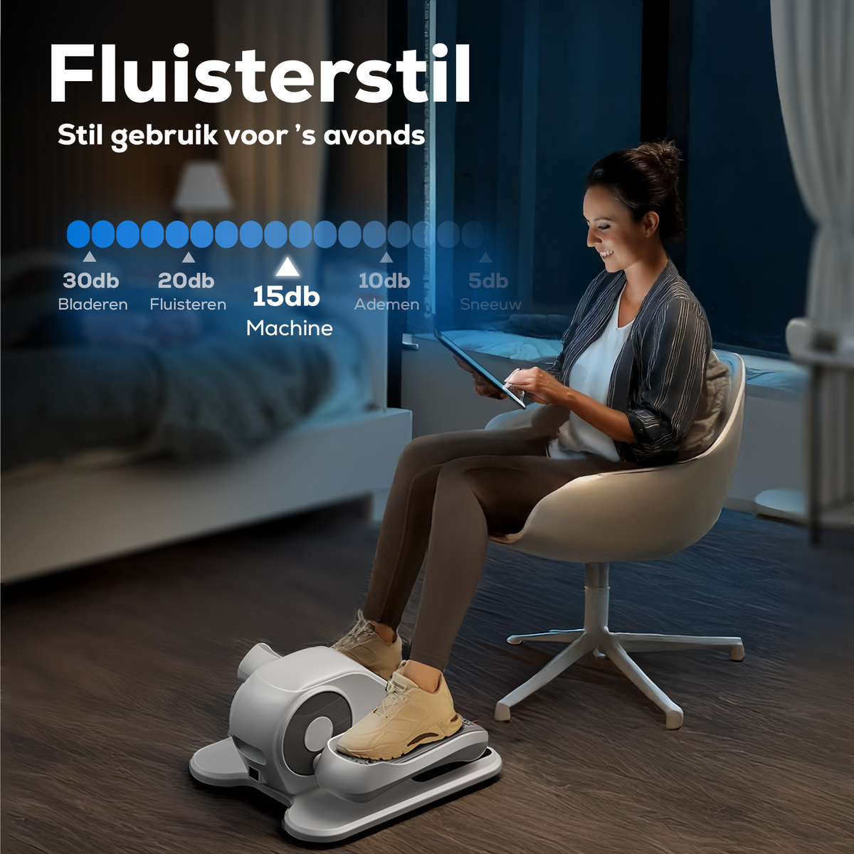 Stoelfiets Fluisterstil 15 dB – Elektrische Stoelfiets met Afstandsbediening