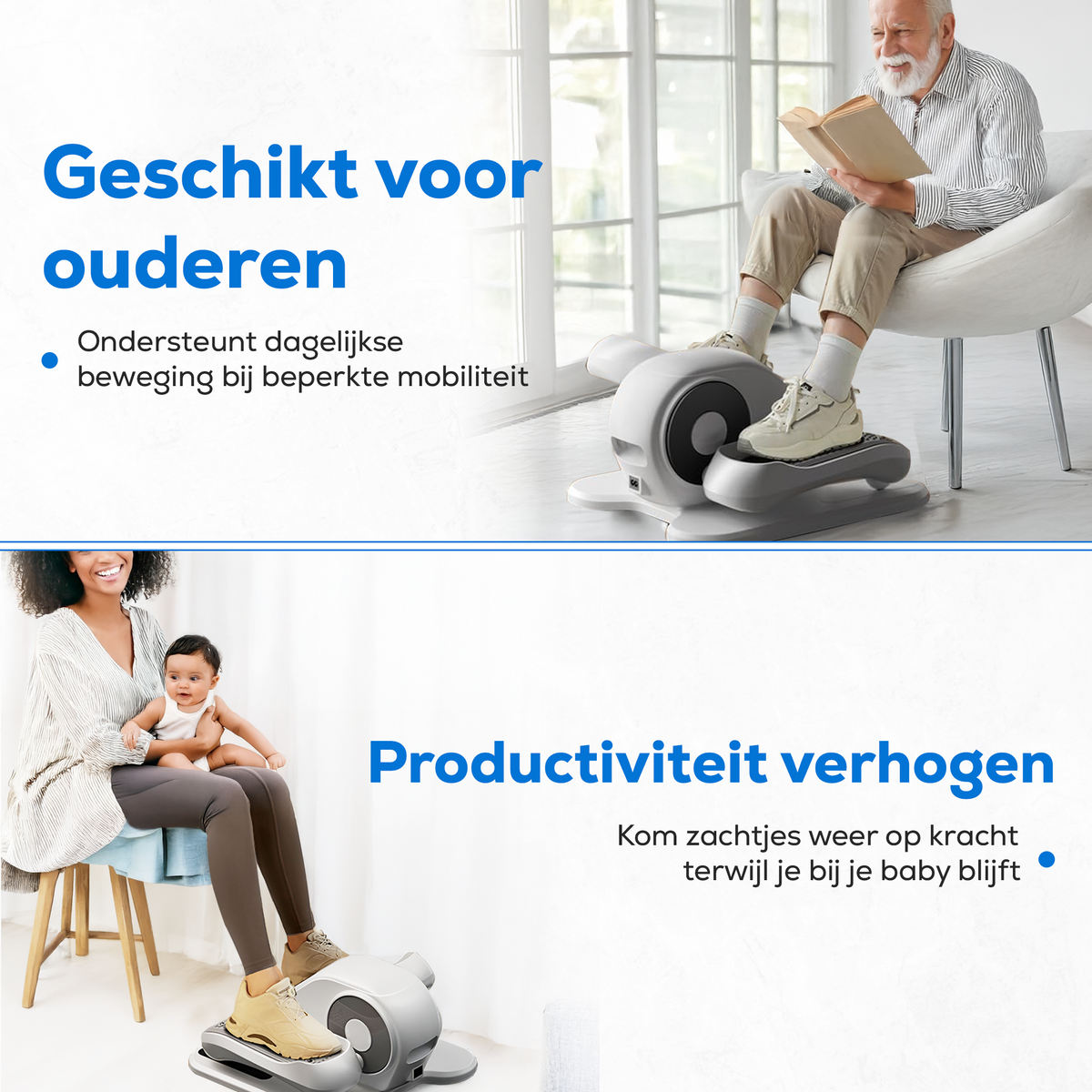 Stoelfiets Fluisterstil 15 dB – Elektrische Stoelfiets met Afstandsbediening