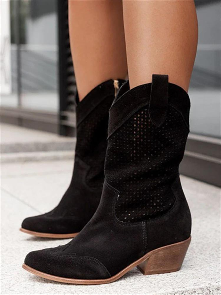 Josiane – Stijlvolle Trendy Cowboylaarzen
