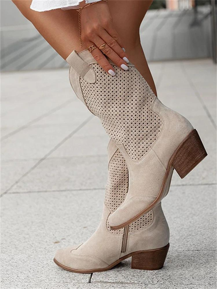 Josiane – Stijlvolle Trendy Cowboylaarzen